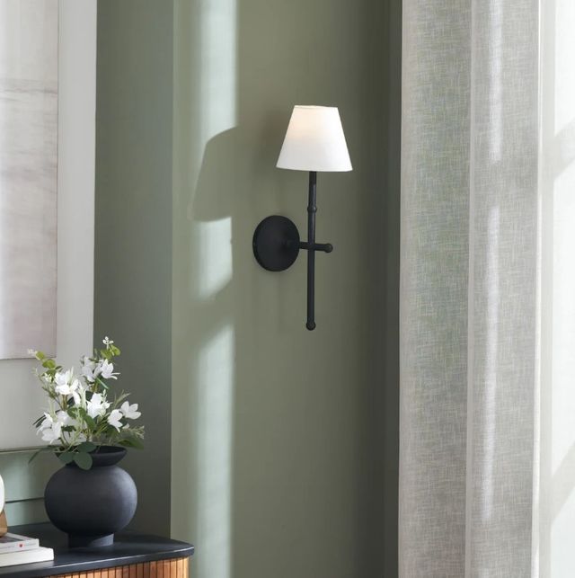 Renwil® Kurosu Matte Black Wall Sconce-1