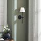 Renwil® Kurosu Matte Black Wall Sconce-1