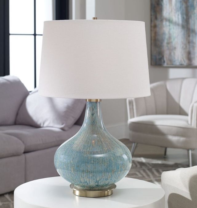 Uttermost® Celinda Light Blue Gray Table Lamp-2