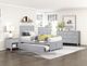 Homelegance Rowan & Rue Grey Twin Panel Bed with Trundle-2