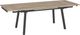 Amisco Customizable Lewis 90" Rectangular Extendable Table with 1" Birch Veneer Top and 2 Leaves-1