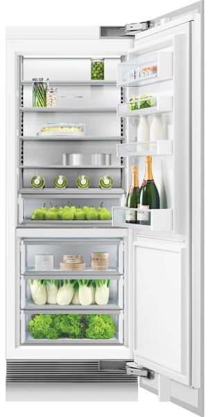 Front view of the Fisher & Paykel RS2484SRK1 colulmn refrigerator 