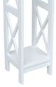 John Thomas Furniture® Home Accents White 36" X-Side Plant Stand Table-1