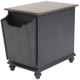 Liberty Furniture Ocean Isle Slate Chairside Table with Weathered Pine Top-2