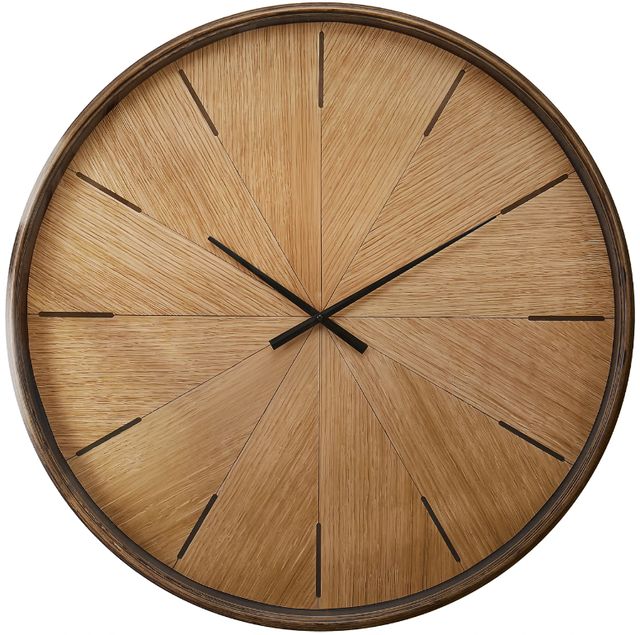 Monarch Specialties Inc. Brown 30" Wall Clock-0
