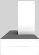 Vent-A-Hood® 42" White Contemporary Wall Mounted Range Hood-1