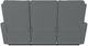 La-Z-Boy® Baron Graphite Power Wall Reclining Sofa with Headrest and Lumbar-4