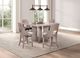 Furniture of America® Sterling West 7-Piece White Oak Counter Table Set-0