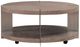 Liberty Furniture Harlow Sandston Round Cocktail Table with Satin Nickel Base-2