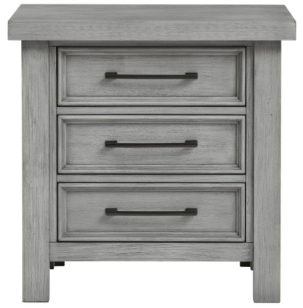 Homelegance® Logandale Antique Gray Nightstand-2
