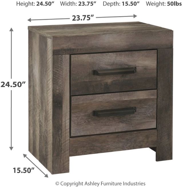 Signature Design by Ashley® Wynnlow Gray Nightstand-1
