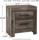 Signature Design by Ashley® Wynnlow Gray Nightstand-1