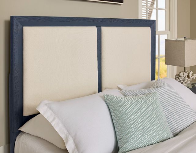 Artisan & Post by Vaughan-Bassett Customizable 126 Custom Express Linen King Upholstered Panel Bed-2