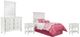 Signature Design by Ashley® Kaslyn 5-Piece White Twin Panel Headboard Bed Set-0