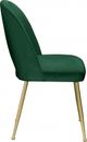 Meridian Furniture Logan Green/Gold Velvet Dining Chair-2