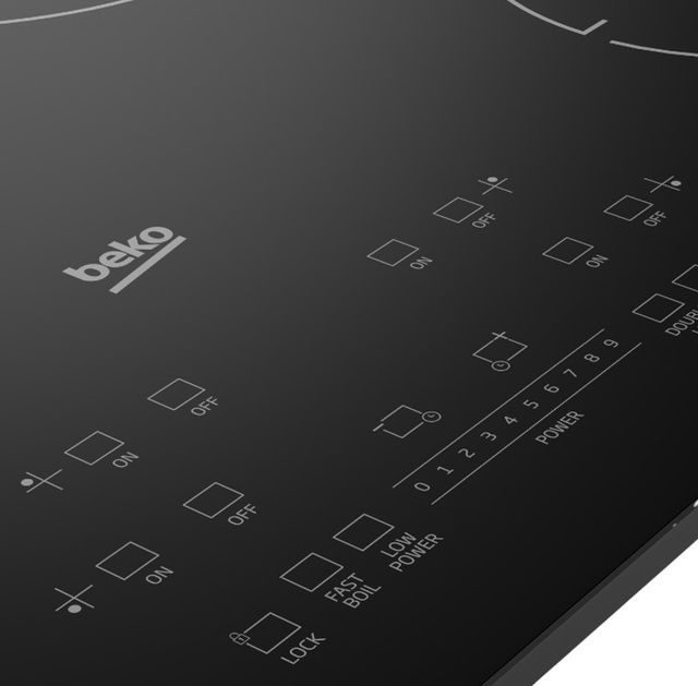 Beko 30" Black Glass Electric Cooktop-3