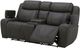 Kate Preston Home Aline Anthracite Zero Gravity Power Reclining Console Loveseat with Power Headrest-3