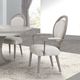 Michael Amini® Eclipse Ivory Jacquard/Moonlight Arm Chair-1