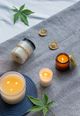 A & B Home 2-Piece White Candle Set-5