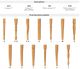 Bermex® Customizable Wood Upholstered Dining Arm Chair-2