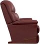 La-Z-Boy® Reed Wine Leather Manual Rocking Recliner-3