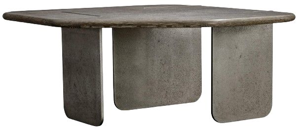 Bernhardt Melba Bernhardt Living Puma 36" Cocktail Table with Graphite Base-0