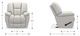 La-Z-Boy® Maverick Stone Manual Rocking Recliner-2
