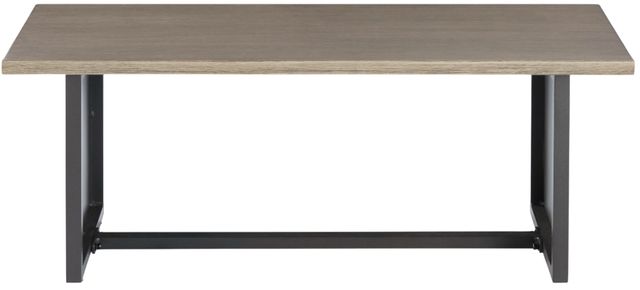 Signature Design by Ashley® Bree Zee Brown Aluminum Outdoor End Table with Black Base-1