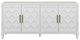 Martin Furniture Gable White 80" TV Stand-1