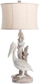 Crestview Collection Pelican White Table Lamp-1