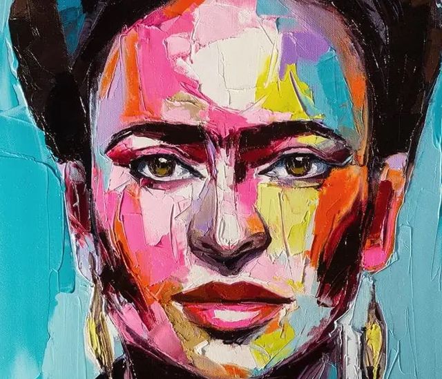 Classy Art Freida by Lana Tikhonova Wall Art-1