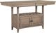 Magnussen Home® Paxton Place Dovetail Gray 60" Counter Height Table-0