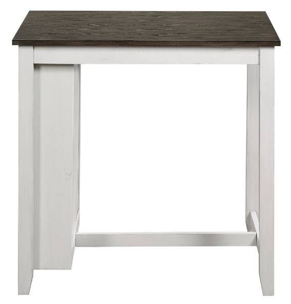 New Classic® Home Furnishings Heston 3-Piece Brown/White Dining Set-1