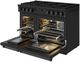 Thor Kitchen A Series 48" Black Matte Pro Style Gas Range with Black Hardware-5