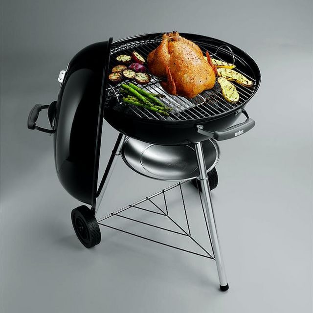 Weber® 22" Black Portable Charcoal Grill-6