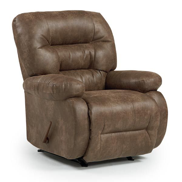 Best® Home Furnishings Maddox Mushroom Leather Rocker Recliner-4