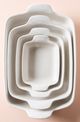 Magnolia Home by Joanna Gaines Emile Henry Modern Classics White 8" Rectangular Sugar Baker-3