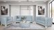 ACME Furniture Saree Light Teal/White Sofa-1