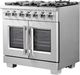 FORNO® Capriasca 36" Stainless Steel Freestanding Gas Range-2