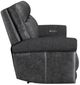 Flexsteel® Alexander Weathered Gray Power Reclining Sofa with Console, Power Headrest and Lumbar-2