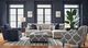 Fusion Furniture Nathan Porcelain 2-Piece Right-Arm Facing Sectional and Chaise-1