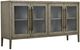 YHD Gemi Brown 4-Door Cabinet-0