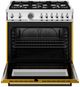 Bertazzoni Professional Series 36" Giallo Glossy Pro Style Gas Range-1