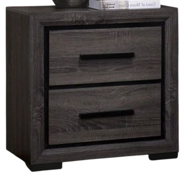 Furniture of America® Conwy Gray Nightstand-0