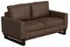International Furniture Direct Blackburn Brown Loveseat-0