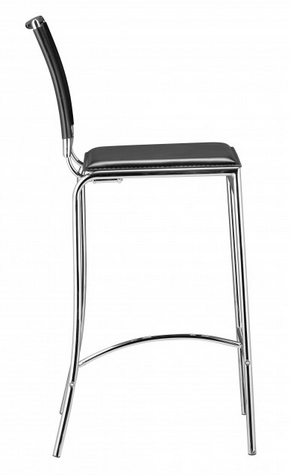 Zuo® Modern Soar Black Bar Chair-1