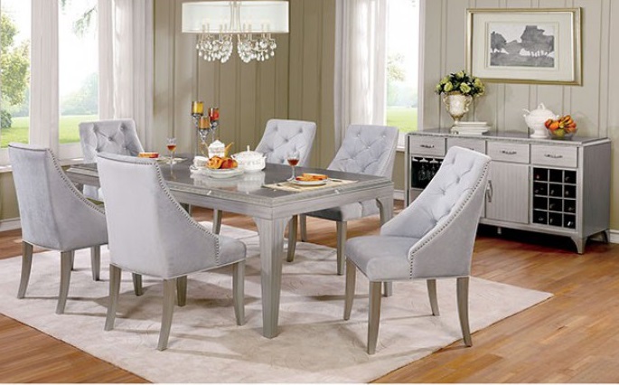Furniture of America Diocles Dining Set - Thumbnail 2
