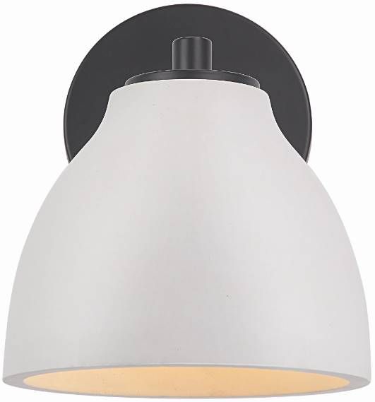 Renwil® Lena Powder Coated Matte Black Wall Scone-2