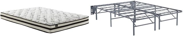 Sierra Sleep® by Ashley® Chime 2-Piece 8" Innerspring and Better than a Boxspring Foundation Full Mattress Set-0