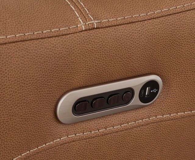Parker House® Hancock Apple Cider Power Reclining Loveseat with Console-3